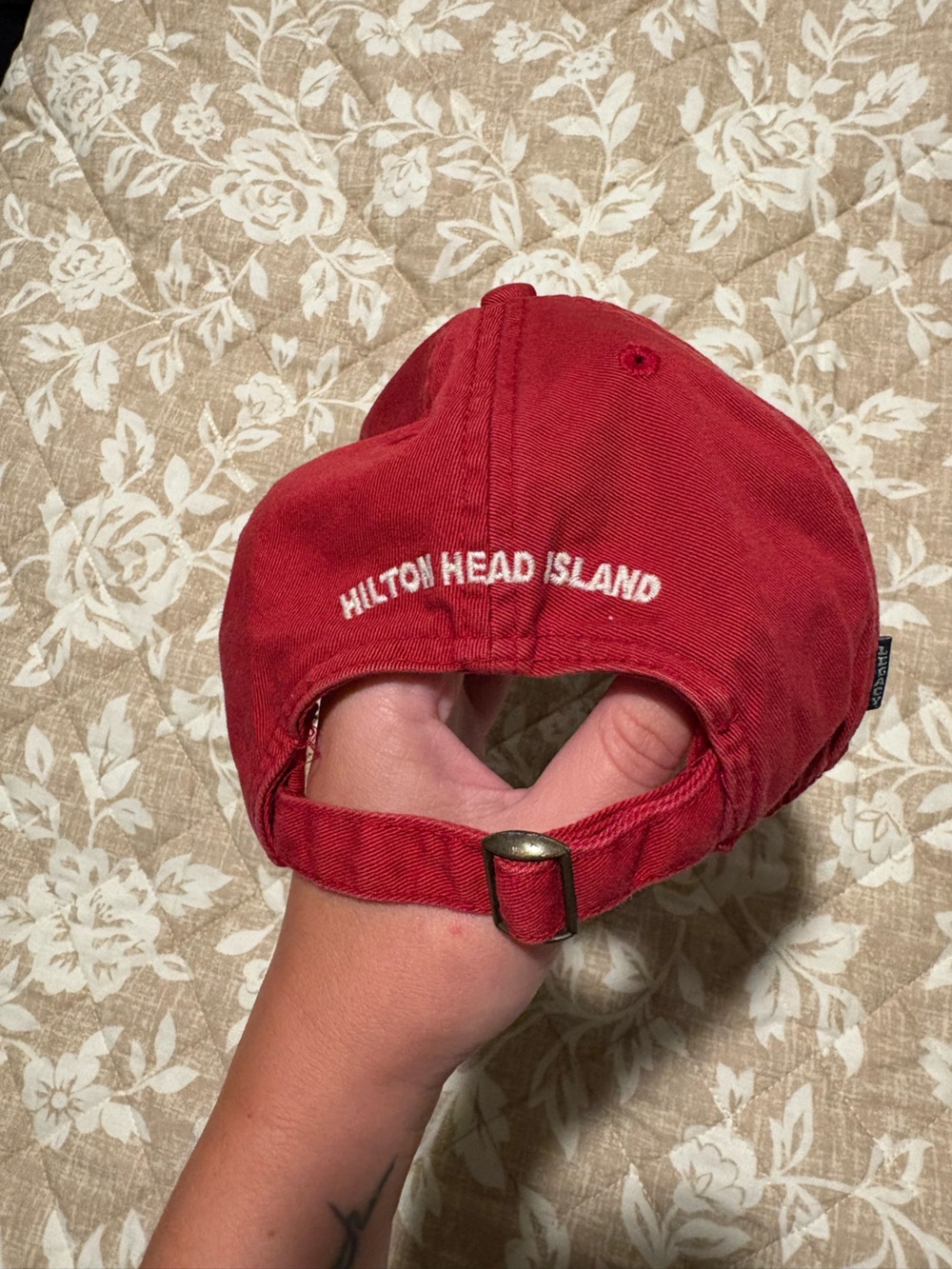 Red Baseball Cap - Picture 2 of 3